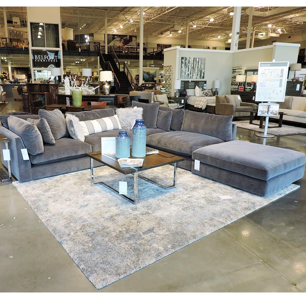 BeModern Jarod PKG541293 Sectional With Ottoman Belfort Furniture